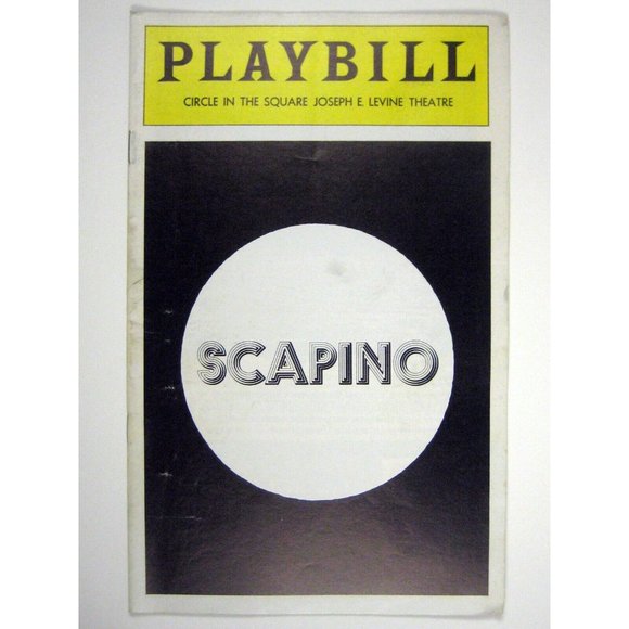 Scapino Playbill May 1974 Jim Dale Gavin Reed Ian Trigger Levine - Picture 1 of 7